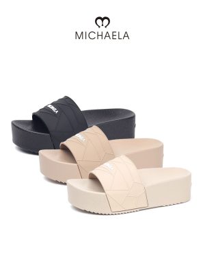 MICHAELA Geometric Pattern Platform Sandals 00