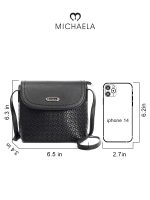MICHAELA Woven-Textured Sling Bag 02