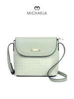 MICHAELA Woven-Textured Sling Bag 17
