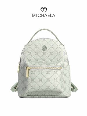 MICHAELA Trendy Checkered Backpack 17